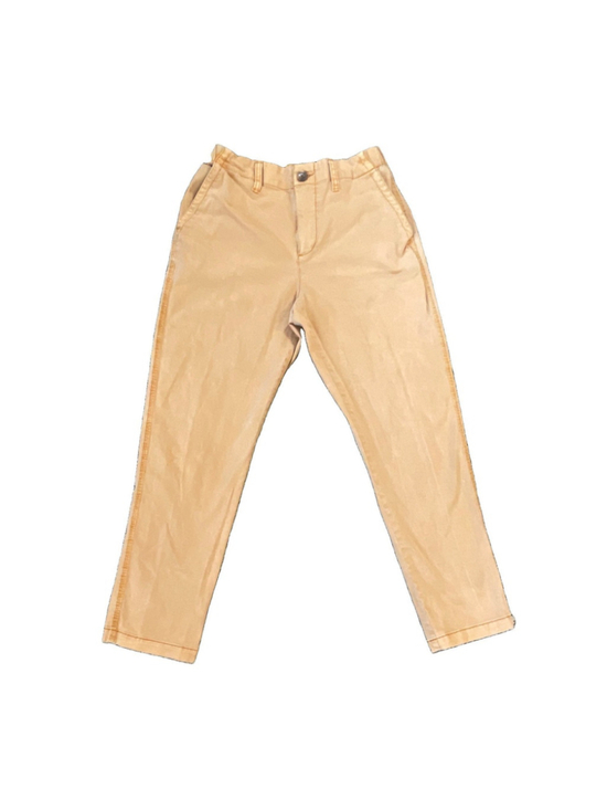 Old Navy Pants - Old Navy Men’s Beige Chino Pants S Regular Cotton Stretch Pockets Flat Front